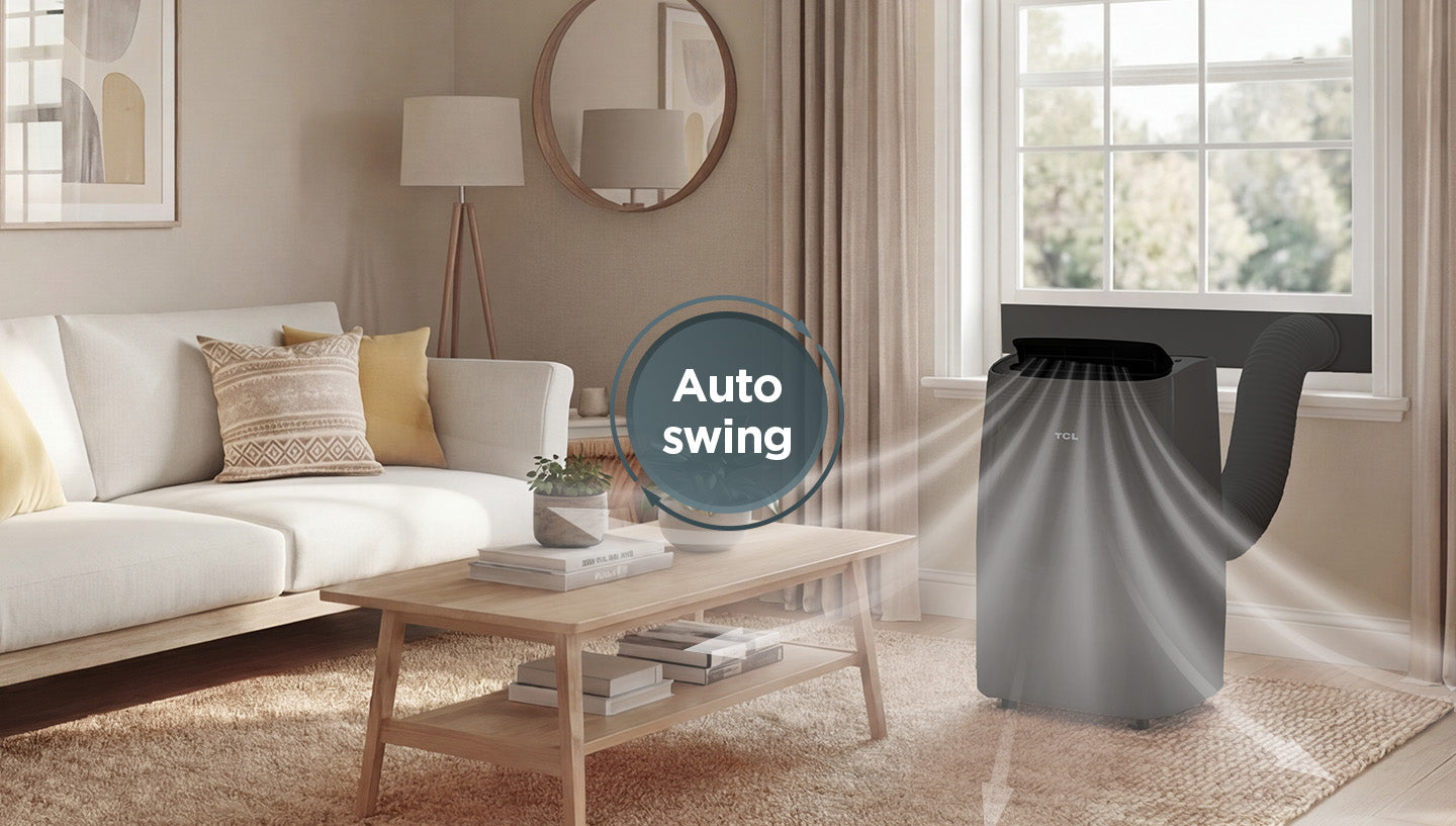 TCL 8,000 DOE (12,000 BTU ASHRAE) BTU Smart Portable AC - W8P95-B5