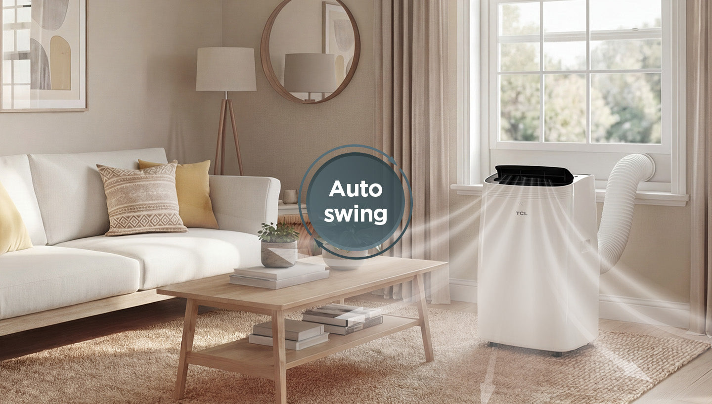 TCL 10,000 DOE (14,000 BTU ASHRAE) BTU Smart Portable AC - T10PC5S