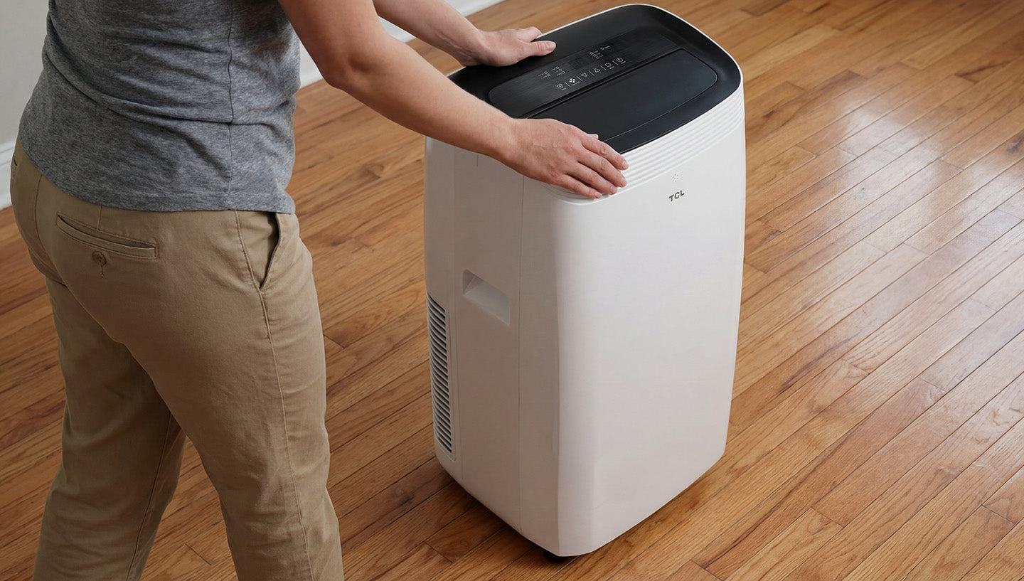 TCL 8,000 DOE (12,000 BTU ASHRAE) BTU Smart Portable AC - T08PC9S