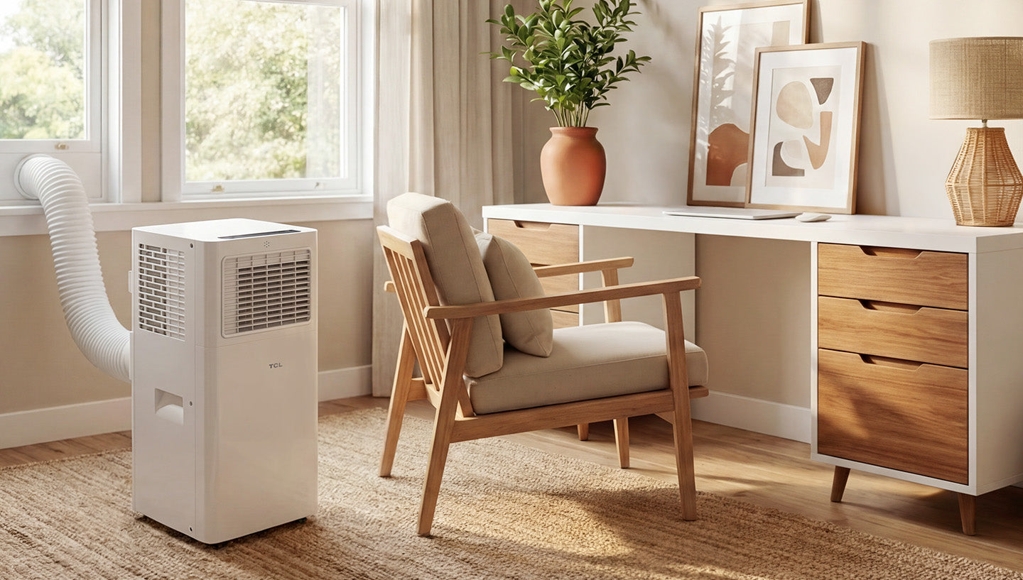 TCL 6,000 DOE (9,500 BTU ASHRAE) BTU Smart Portable AC - T06PC3S