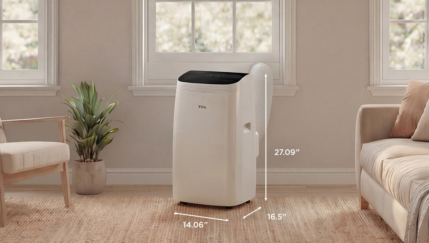 TCL 10,000 DOE (14,000 BTU ASHRAE) BTU Smart Portable AC - T10PC5S