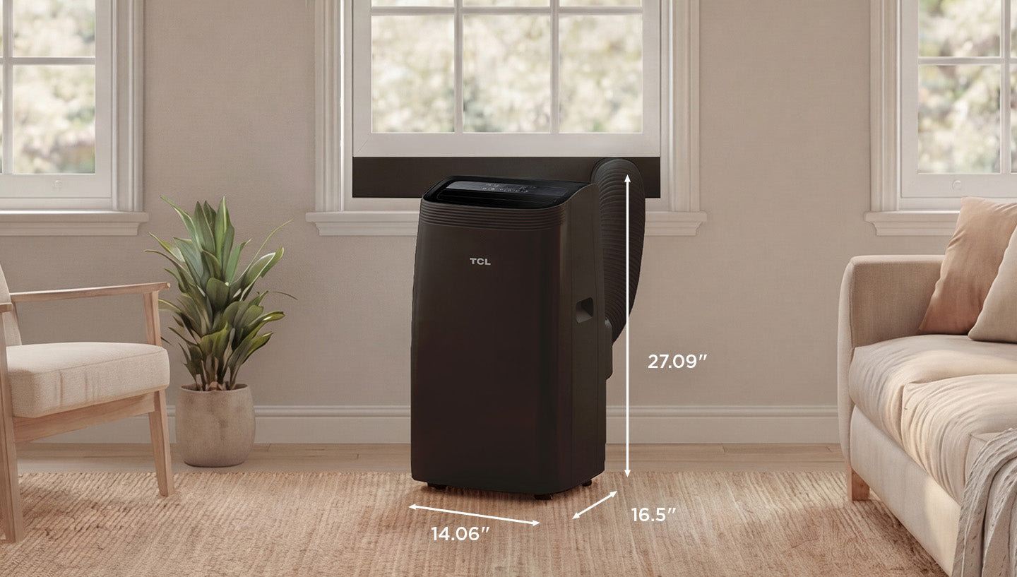 TCL 10,000 DOE (14,000 BTU ASHRAE) BTU Smart Portable AC - T10PC9SB