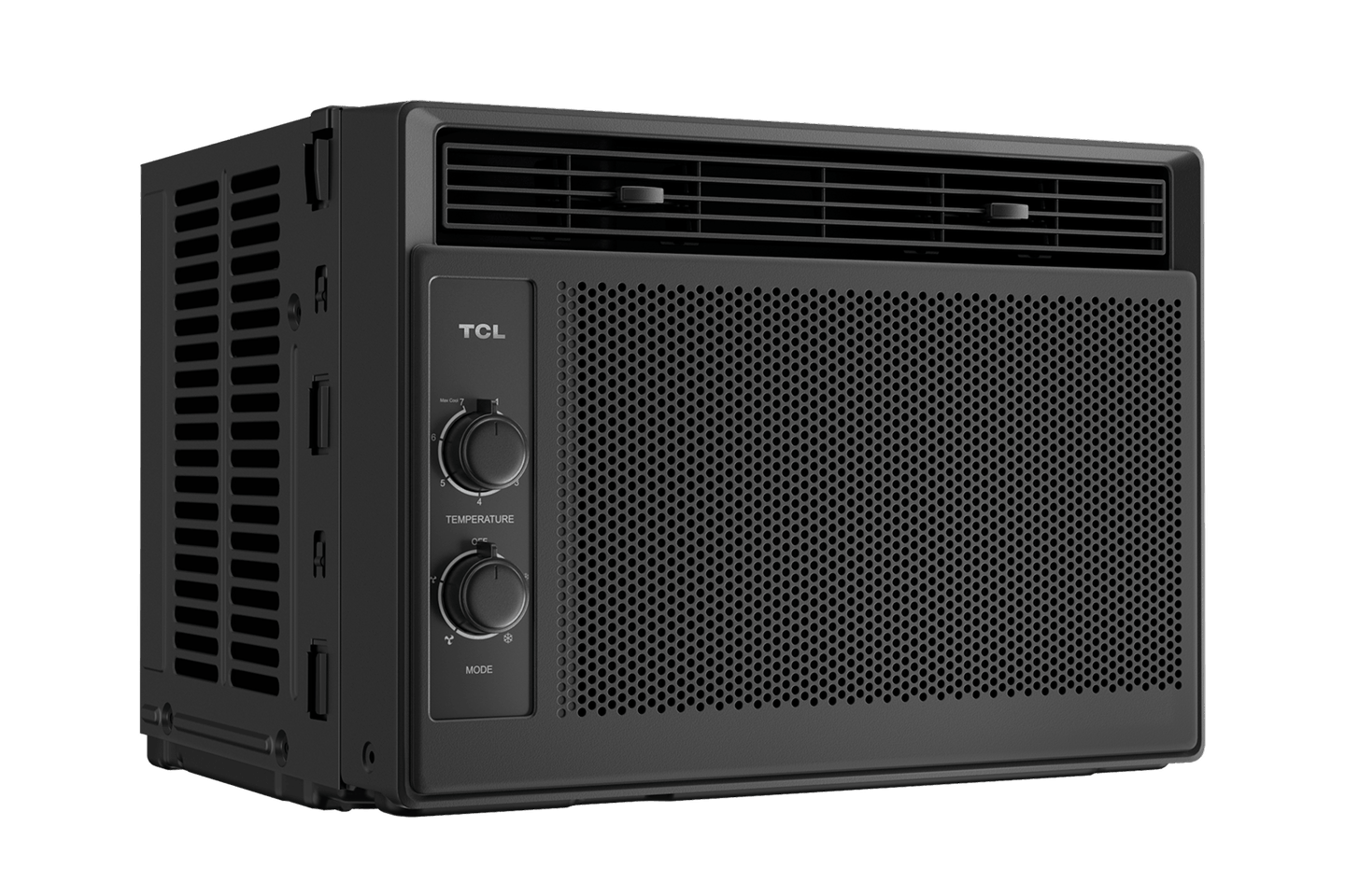 5,000 BTU High-Efficiency Mechanical Window AC - Black