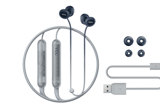 TCL Phantom Black Wireless In-ear Bluetooth Headphones with Mic - SOCL300BTBK