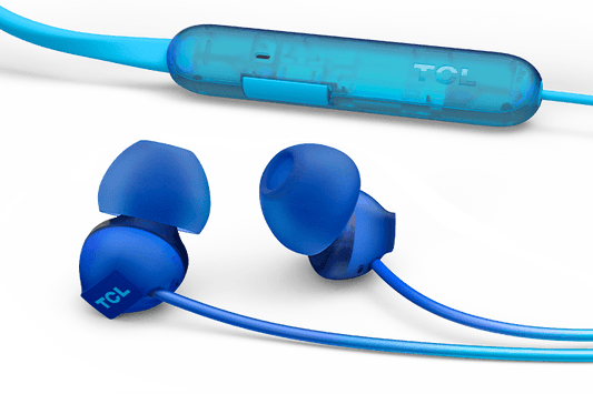 TCL Ocean Blue Wireless In-ear Bluetooth Headphones with Mic - SOCL300BTBL