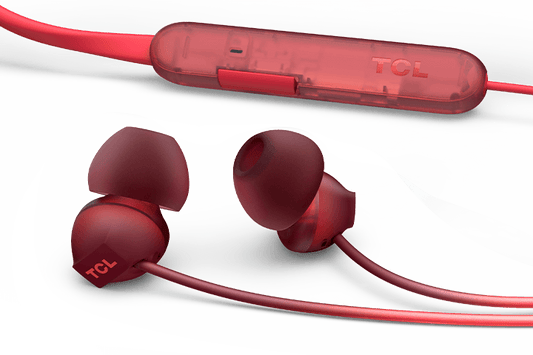 TCL Sunset Orange Wireless In-ear Bluetooth Headphones with Mic - SOCL300BTOR
