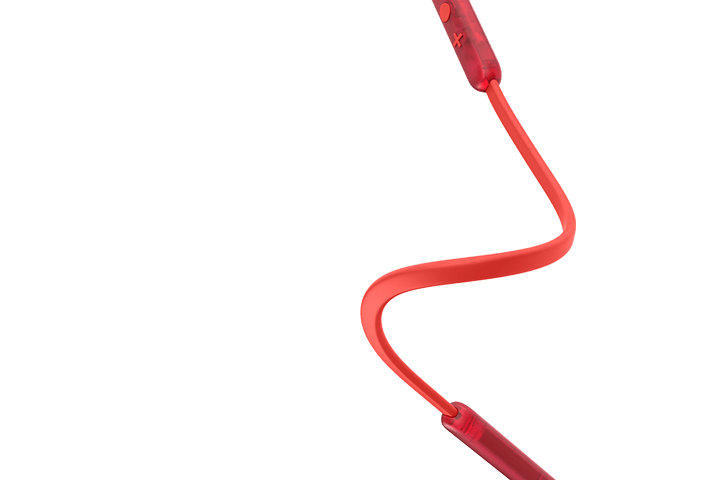 TCL Sunset Orange Wireless In-ear Bluetooth Headphones with Mic - SOCL300BTOR