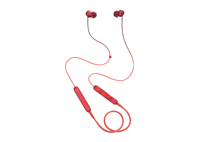 TCL Sunset Orange Wireless In-ear Bluetooth Headphones with Mic - SOCL300BTOR