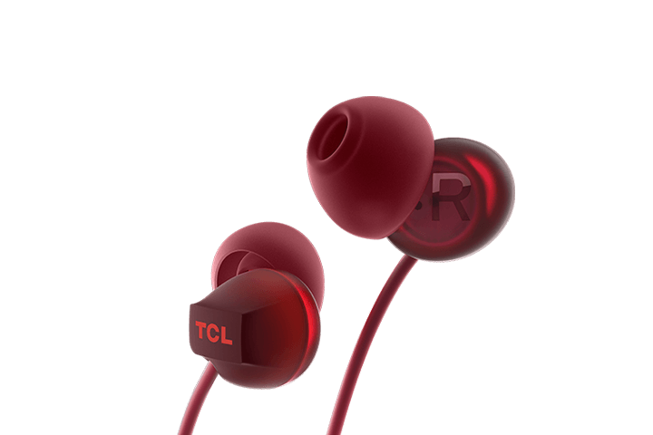 TCL Sunset Orange Wireless In-ear Bluetooth Headphones with Mic - SOCL300BTOR