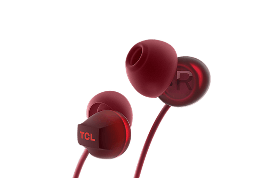 TCL Sunset Orange Wireless In-ear Bluetooth Headphones with Mic - SOCL300BTOR