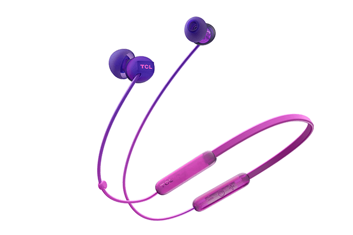 TCL Sunrise Purple Wireless In-ear Bluetooth Headphones with Mic - SOCL300BTPP