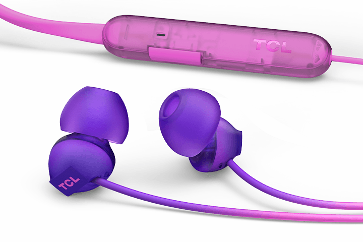 TCL Sunrise Purple Wireless In-ear Bluetooth Headphones with Mic - SOCL300BTPP