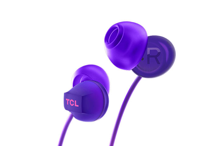 TCL Sunrise Purple Wireless In-ear Bluetooth Headphones with Mic - SOCL300BTPP