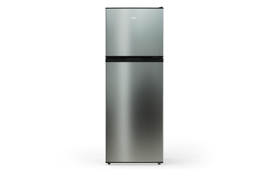TCL 4.7 Cu.Ft Two Door Mini Refrigerator Silver - TRM47D5AV