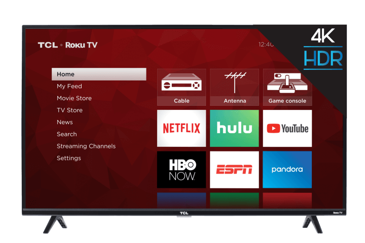 TCL 43" Class 4-Series 4K UHD HDR Roku Smart TV - 43S425