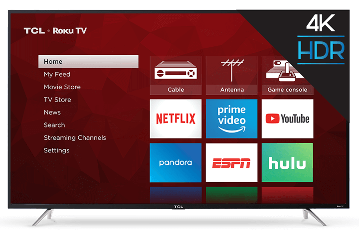 TCL 55" Class 4-Series 4K UHD HDR Roku Smart TV - 55S403