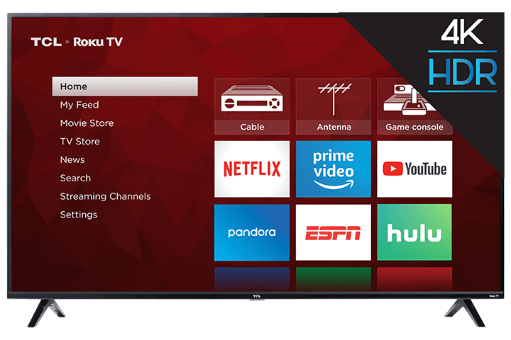 TCL 65" Class 4-Series 4K UHD HDR Roku Smart TV - 65S425