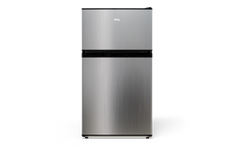 TCL 3.1 Cu.Ft Two Door Mini Refrigerator Silver - TRM31D4AV