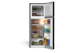 TCL 4.7 Cu.Ft Two Door Mini Refrigerator Black - TRM47D5AB
