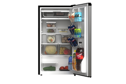 TCL 3.1 Cu.Ft Two Door Mini Refrigerator Silver - TRM31D4AV