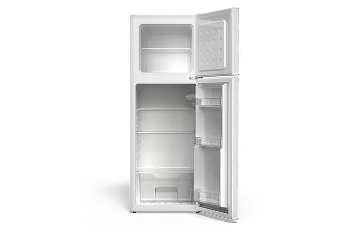 TCL 4.7 Cu.Ft Two Door Mini Refrigerator White - TRM47D5AW