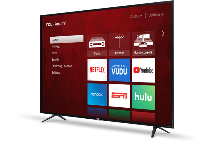 TCL 65” Class 4-Series 4K UHD HDR Roku Smart TV - 65S401