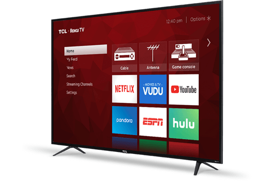 TCL 65” Class 4-Series 4K UHD HDR Roku Smart TV - 65S401