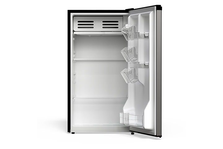 TCL 3.1 Cu.Ft Two Door Mini Refrigerator Silver - TRM31D4AV