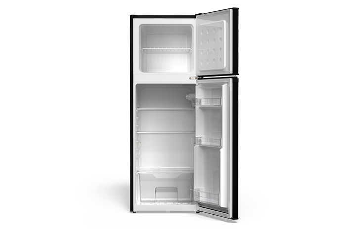 TCL 4.7 Cu.Ft Two Door Mini Refrigerator Black - TRM47D5AB