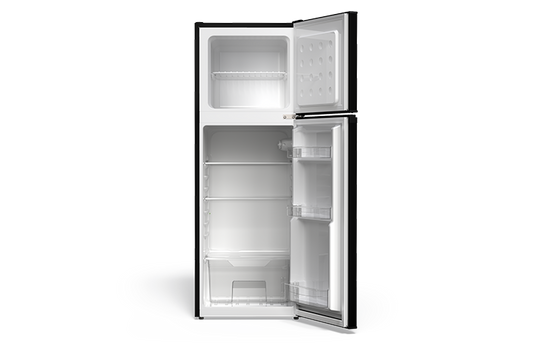 TCL 4.7 Cu.Ft Two Door Mini Refrigerator Black - TRM47D5AB