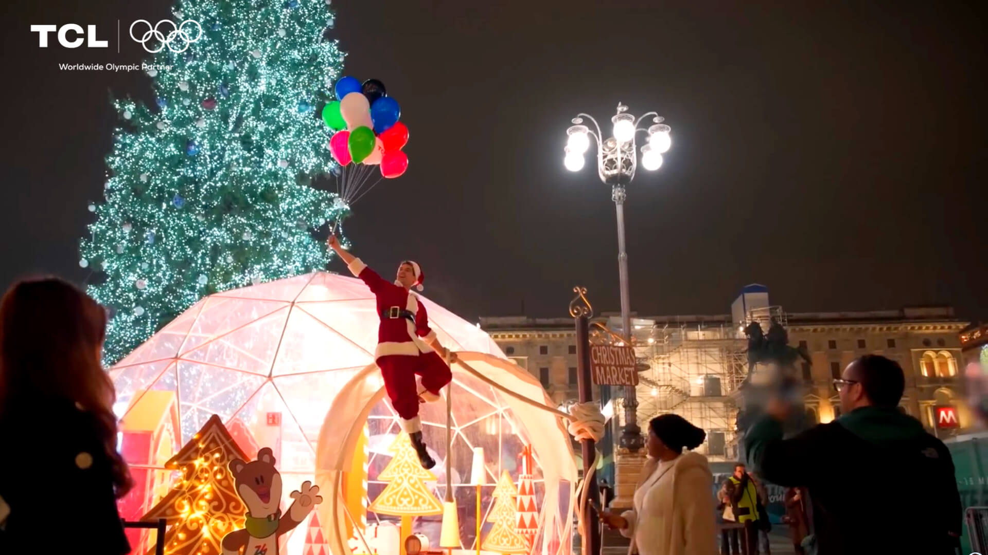 Load video: Makes Wishes For Greatness Come True at TCL's Winter Wonderland!