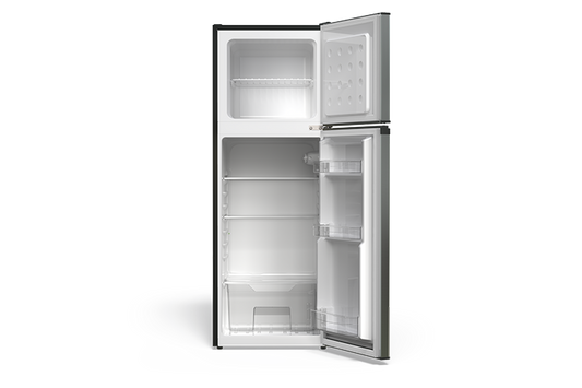 TCL 4.7 Cu.Ft Two Door Mini Refrigerator Silver - TRM47D5AV