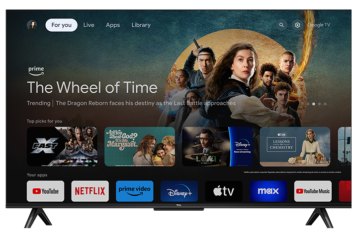 TCL 43" Q Class 4K UHD HDR QLED Smart TV with Google TV - 43Q51BG