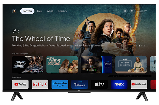 TCL 43" Q Class 4K UHD HDR QLED Smart TV with Google TV - 43Q51BG