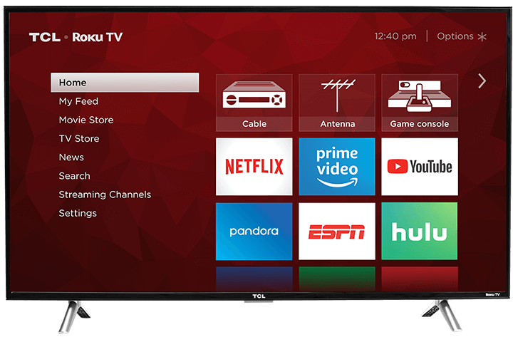 TCL 43" Class 4-Series 4K UHD HDR Roku Smart TV - 43S405