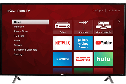 TCL 49” Class 4-Series 4K UHD HDR Roku Smart TV - 49S405
