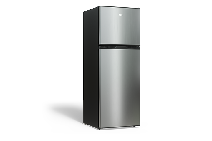 TCL 4.7 Cu.Ft Two Door Mini Refrigerator Silver - TRM47D5AV