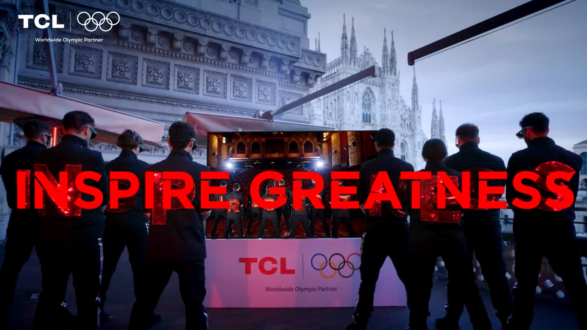 Load video: TCL Inspires Greatness on Olympic Day with Urban Theory
