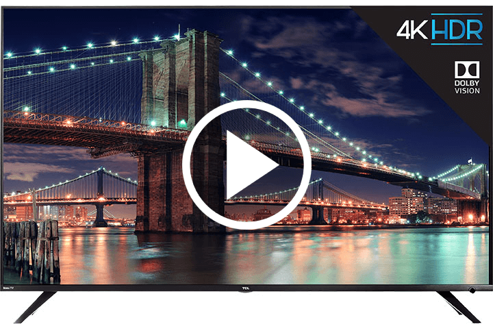 TCL 65" Class 6-Series 4K UHD Dolby Vision HDR Roku Smart TV - 65R617
