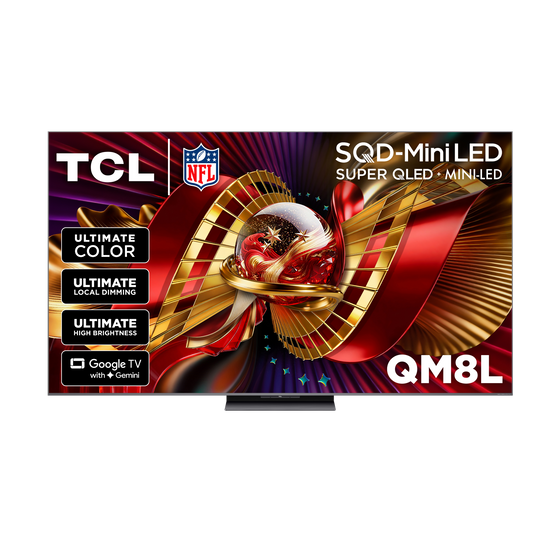QM8L Series SQD-Mini LED 4K UHD HDR Smart TV with Google TV –