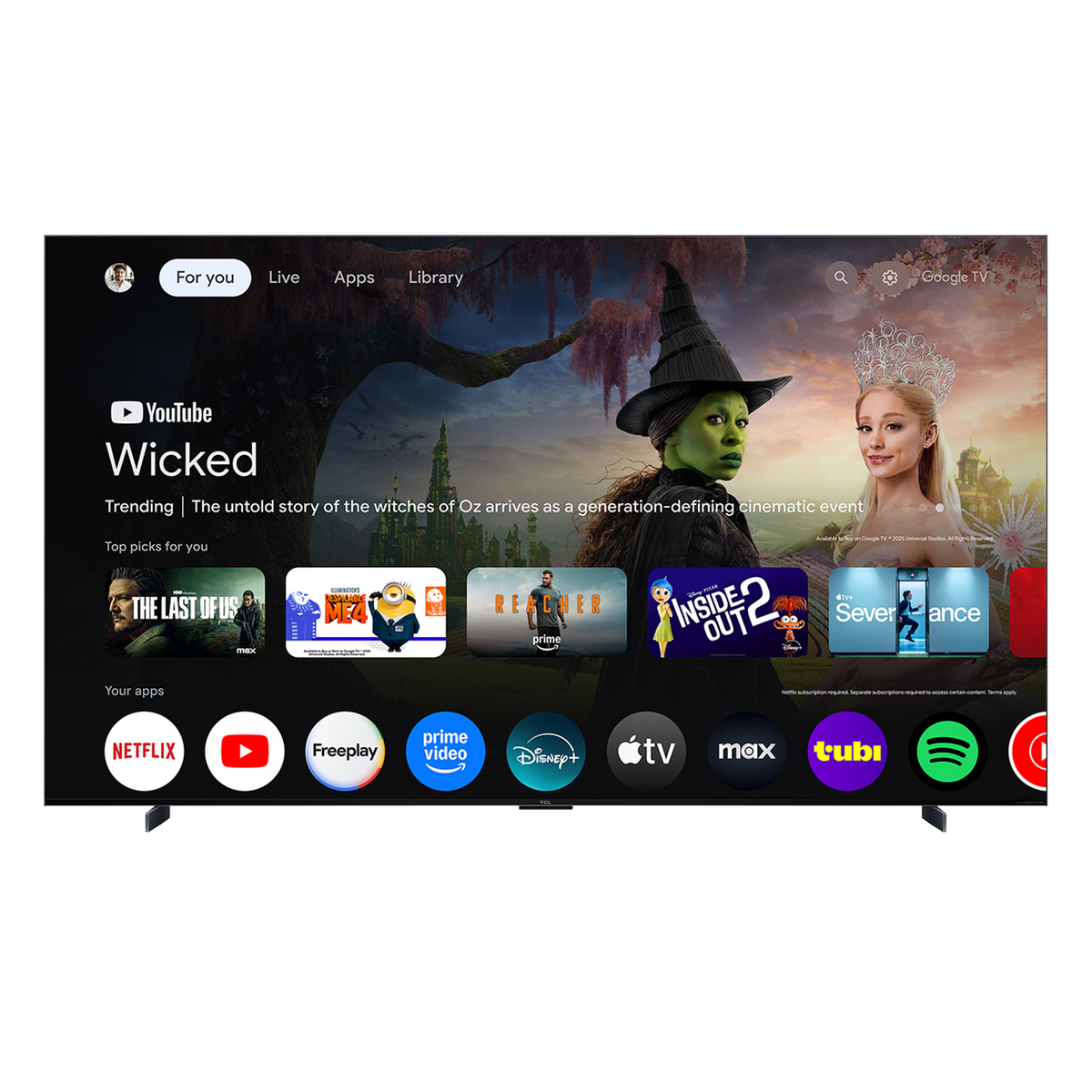 QM7L Series SQD-Mini LED 4K UHD HDR Smart TV with Google TV