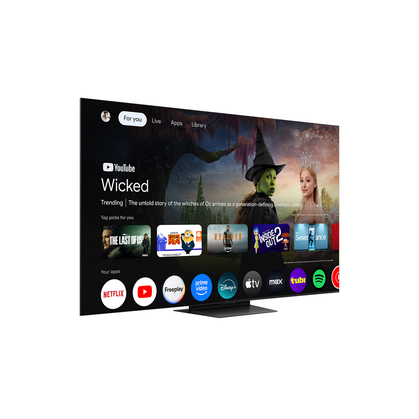 QM7L Series SQD-Mini LED 4K UHD HDR Smart TV with Google TV