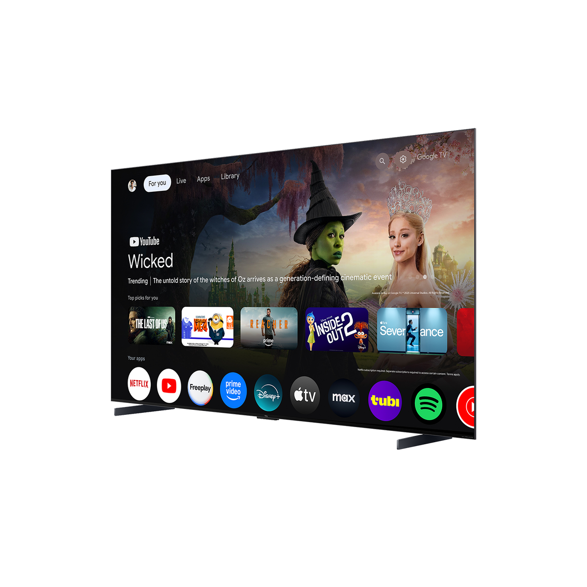 QM7L Series SQD-Mini LED 4K UHD HDR Smart TV with Google TV