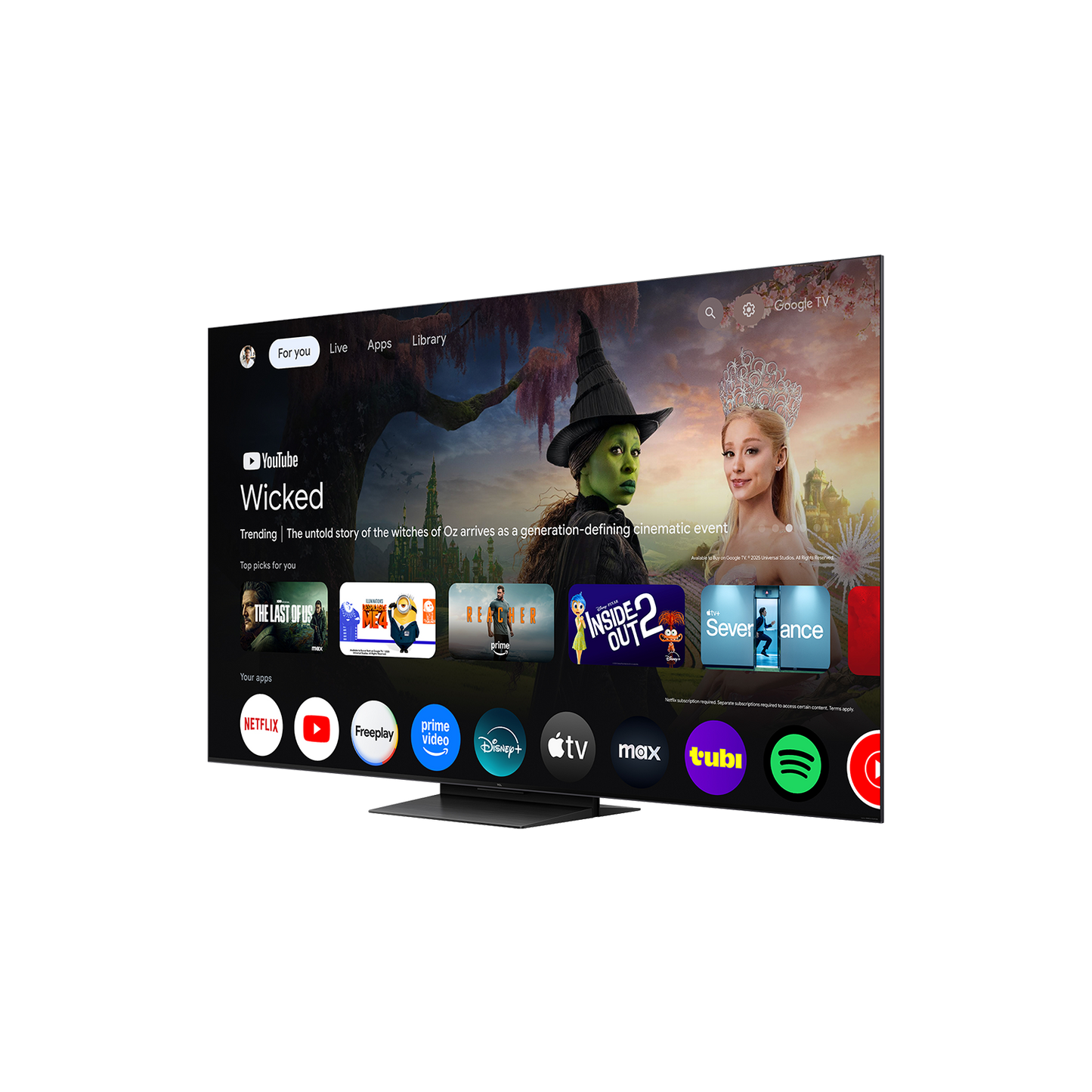 QM7L Series SQD-Mini LED 4K UHD HDR Smart TV with Google TV