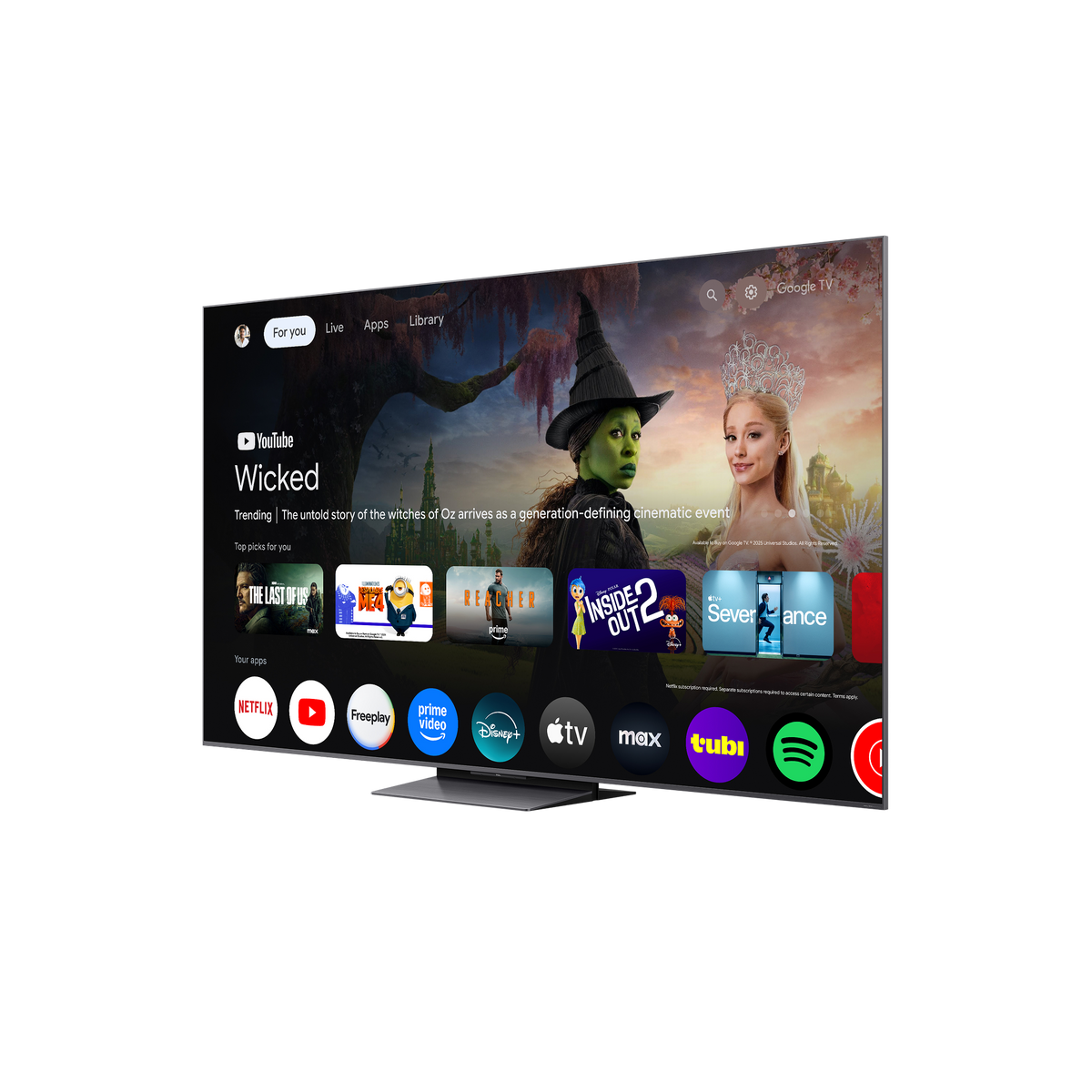 QM8L Series SQD-Mini LED 4K UHD HDR Smart TV with Google TV –