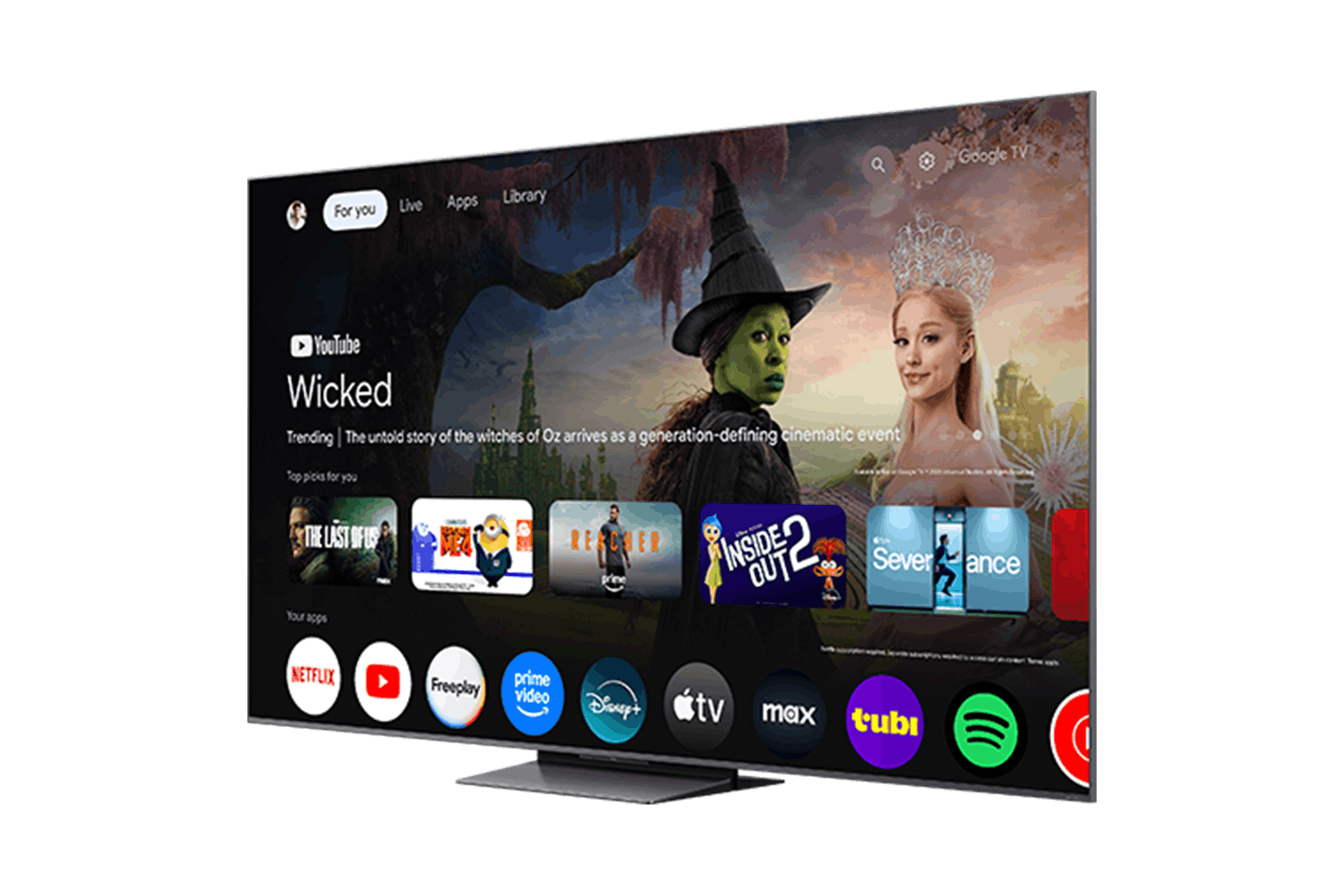 TCL 85" QM8L Series SQD-Mini LED 4K UHD HDR Smart TV with Google TV – 85QM8L