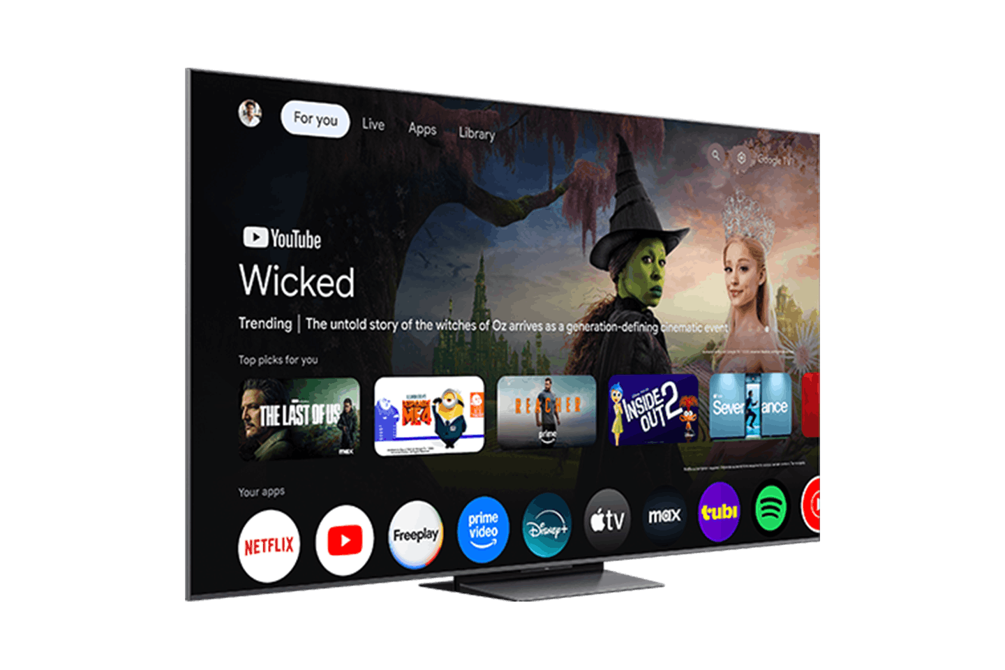 TCL 85" QM8L Series SQD-Mini LED 4K UHD HDR Smart TV with Google TV – 85QM8L