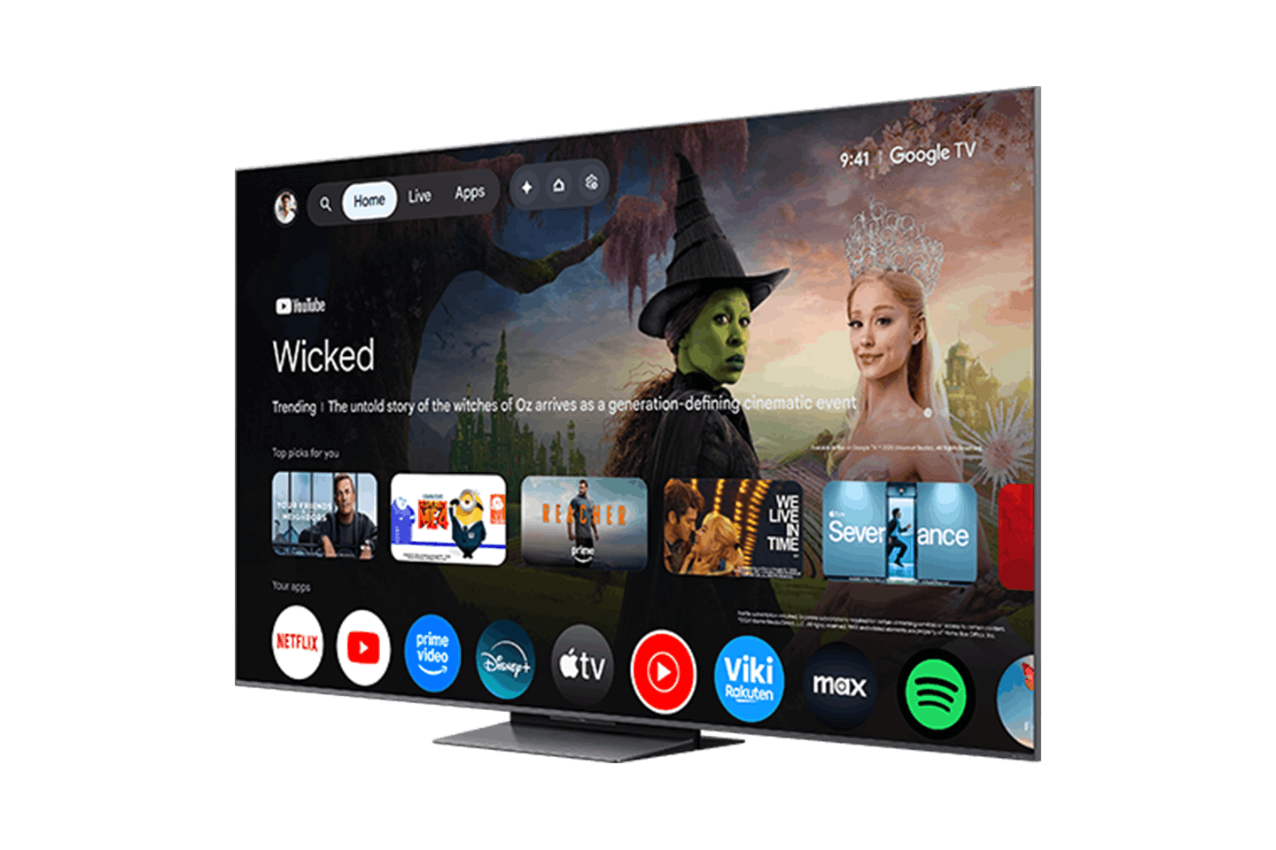 TCL 85" QM8L Series SQD-Mini LED 4K UHD HDR Smart TV with Google TV – 85QM8L