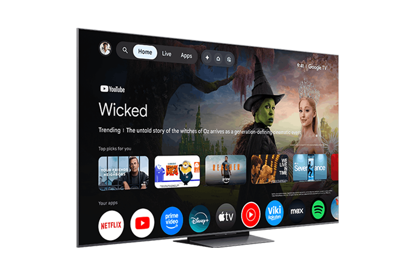 TCL 85" QM8L Series SQD-Mini LED 4K UHD HDR Smart TV with Google TV – 85QM8L