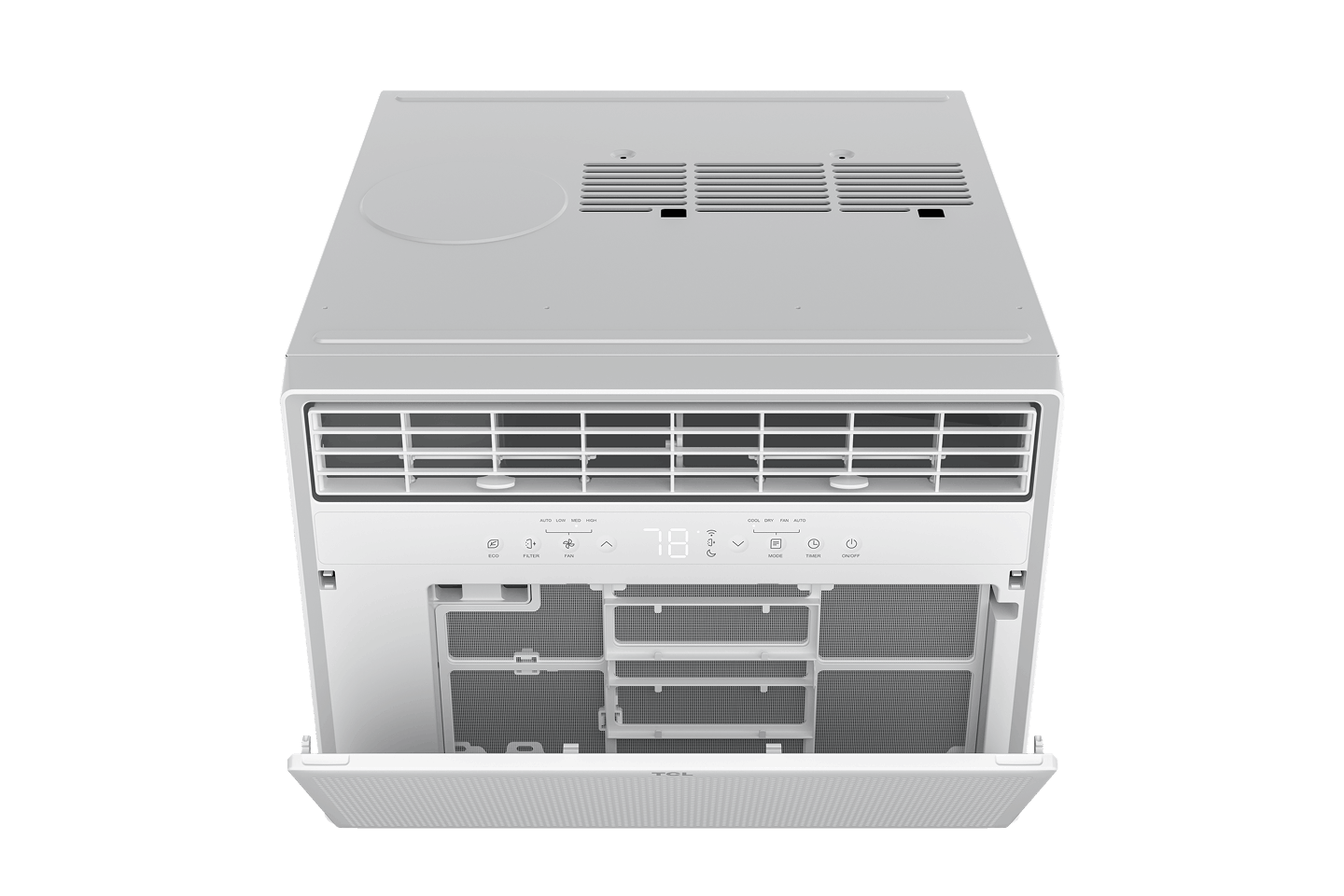 6,000 BTU High-Efficiency Window AC - White 